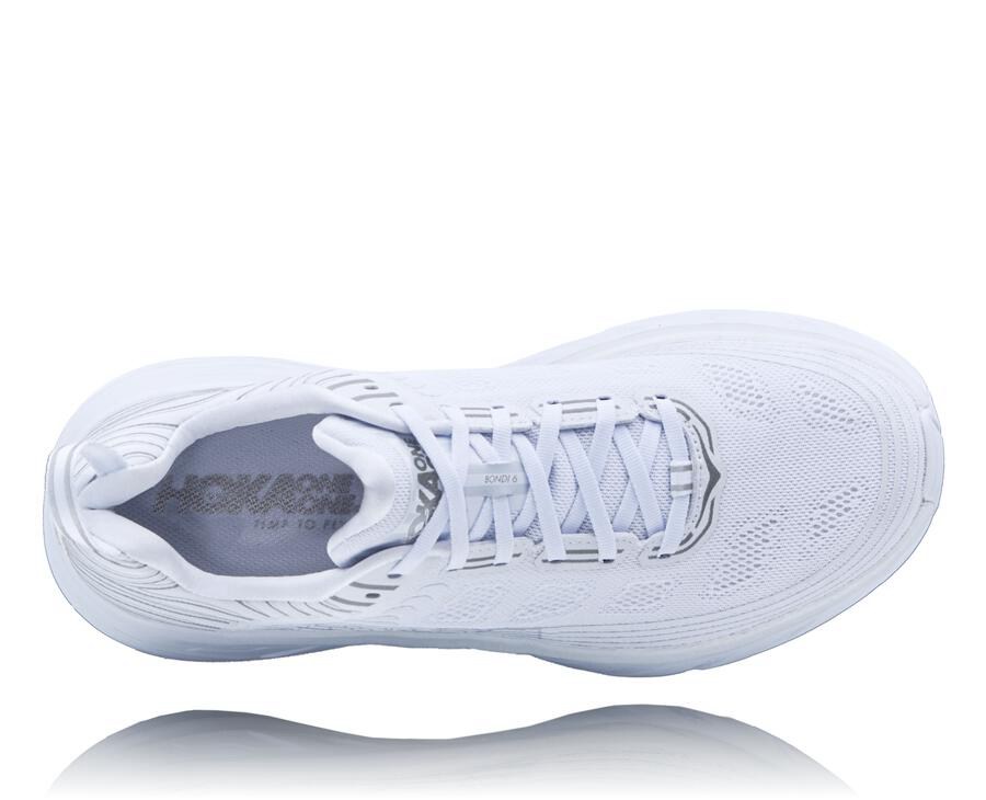 Hoka One One Hardloopschoenen Heren - Bondi 6 - Wit - HV7601539